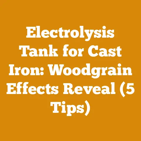 Electrolysis Tank for Cast Iron: Woodgrain Effects Reveal (5 Tips)