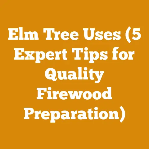 Elm Tree Uses (5 Expert Tips for Quality Firewood Preparation)