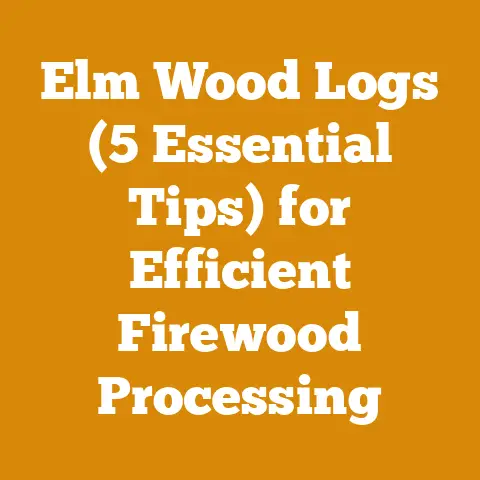 Elm Wood Logs (5 Essential Tips) for Efficient Firewood Processing