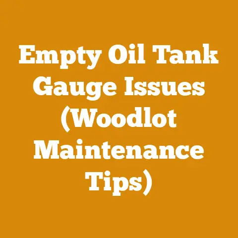 Empty Oil Tank Gauge Issues (Woodlot Maintenance Tips)