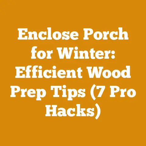 Enclose Porch for Winter: Efficient Wood Prep Tips (7 Pro Hacks)