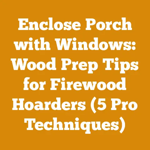 Enclose Porch with Windows: Wood Prep Tips for Firewood Hoarders (5 Pro Techniques)