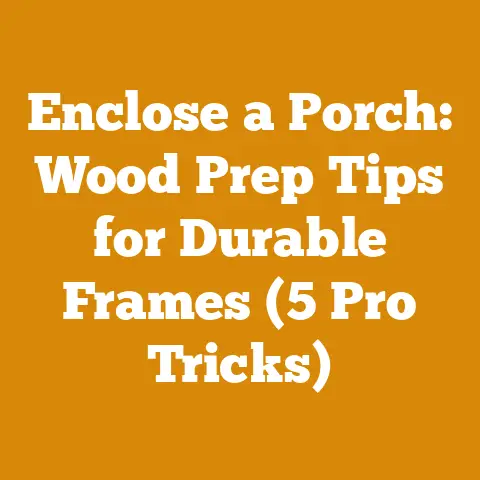 Enclose a Porch: Wood Prep Tips for Durable Frames (5 Pro Tricks)