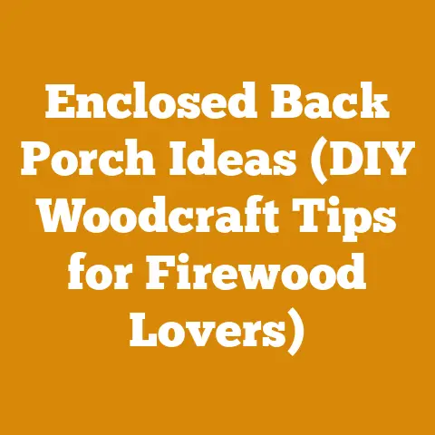 Enclosed Back Porch Ideas (DIY Woodcraft Tips for Firewood Lovers)