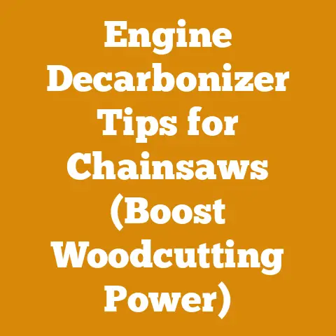 Engine Decarbonizer Tips for Chainsaws (Boost Woodcutting Power)
