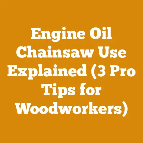 Engine Oil Chainsaw Use Explained (3 Pro Tips for Woodworkers)
