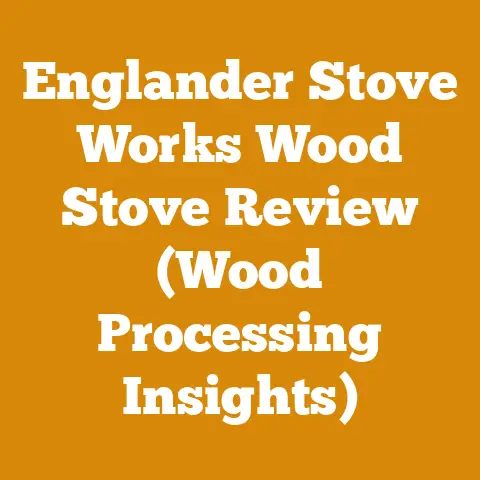 Englander Stove Works Wood Stove Review (Wood Processing Insights)