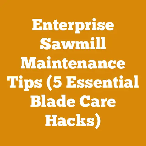 Enterprise Sawmill Maintenance Tips (5 Essential Blade Care Hacks)