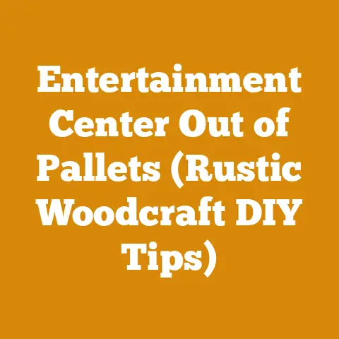 Entertainment Center Out of Pallets (Rustic Woodcraft DIY Tips)