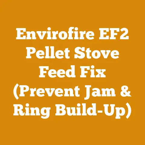 Envirofire EF2 Pellet Stove Feed Fix (Prevent Jam & Ring Build-Up)