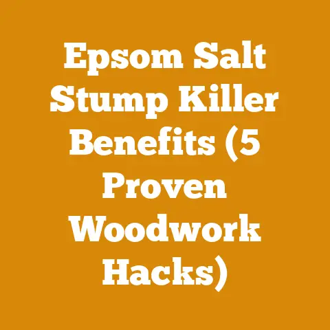 Epsom Salt Stump Killer Benefits (5 Proven Woodwork Hacks)