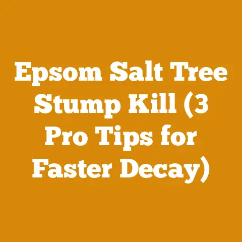 Epsom Salt Tree Stump Kill (3 Pro Tips for Faster Decay)