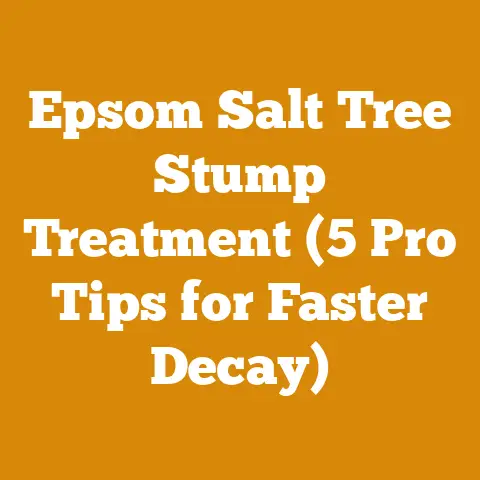 Epsom Salt Tree Stump Treatment (5 Pro Tips for Faster Decay)