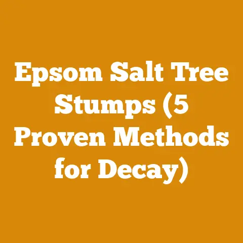 Epsom Salt Tree Stumps (5 Proven Methods for Decay)