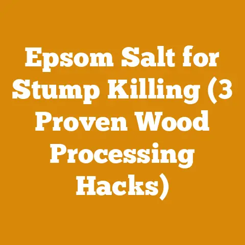 Epsom Salt for Stump Killing (3 Proven Wood Processing Hacks)