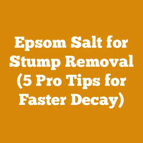 Epsom Salt for Stump Removal (5 Pro Tips for Faster Decay)