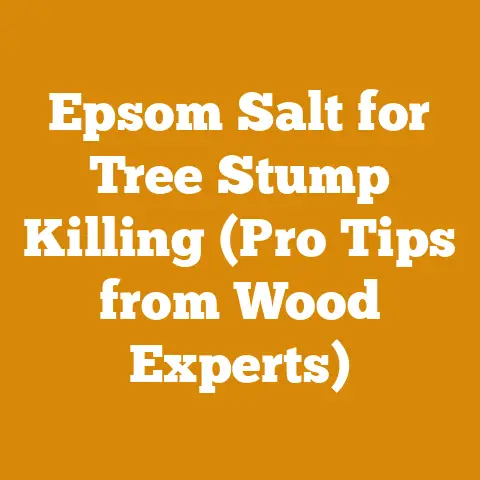 Epsom Salt for Tree Stump Killing (Pro Tips from Wood Experts)