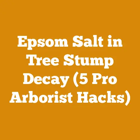 Epsom Salt in Tree Stump Decay (5 Pro Arborist Hacks)