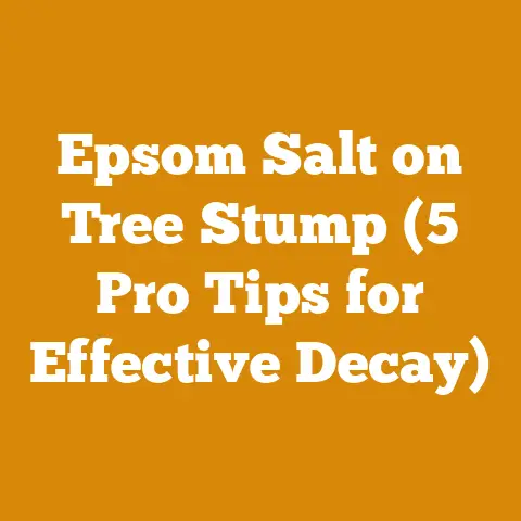 Epsom Salt on Tree Stump (5 Pro Tips for Effective Decay)