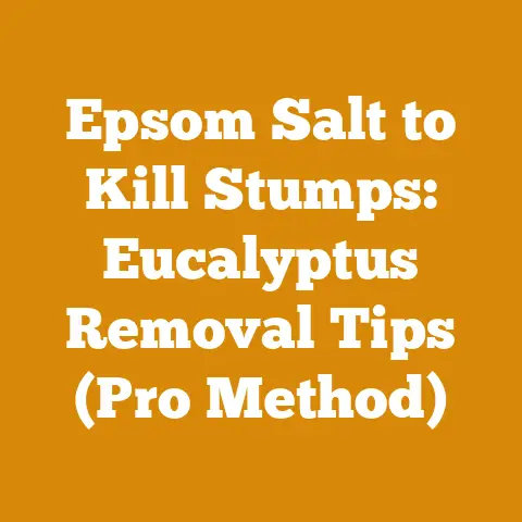 Epsom Salt to Kill Stumps: Eucalyptus Removal Tips (Pro Method)