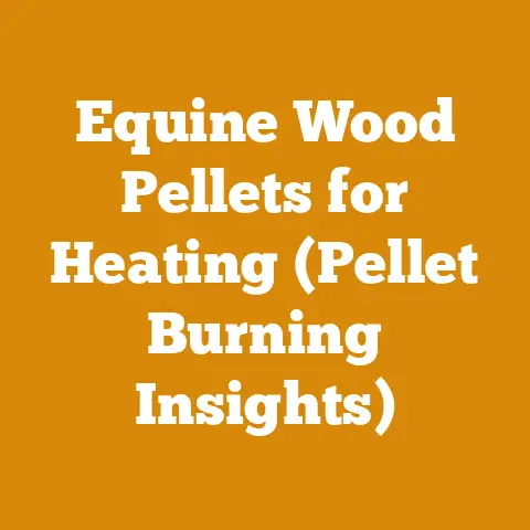 Equine Wood Pellets for Heating (Pellet Burning Insights)