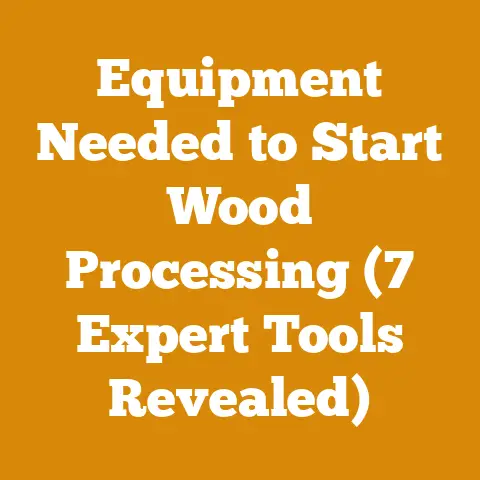 Equipment Needed to Start Wood Processing (7 Expert Tools Revealed)