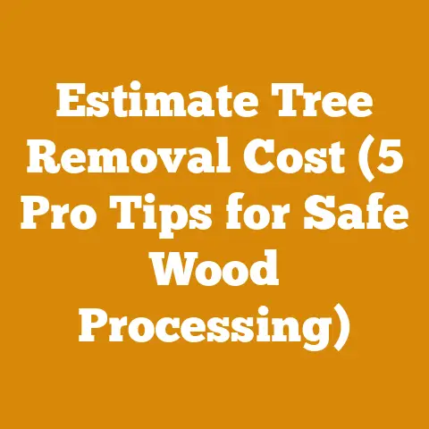 Estimate Tree Removal Cost (5 Pro Tips for Safe Wood Processing)