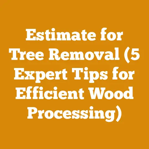 Estimate for Tree Removal (5 Expert Tips for Efficient Wood Processing)
