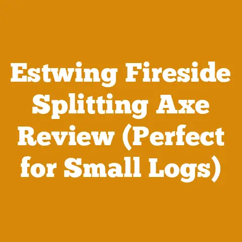 Estwing Fireside Splitting Axe Review (Perfect for Small Logs)