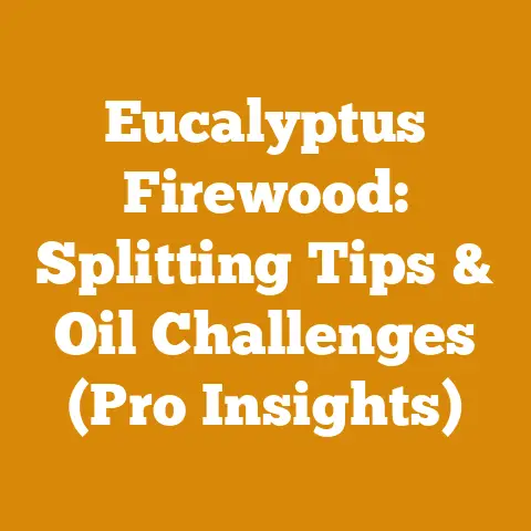 Eucalyptus Firewood: Splitting Tips & Oil Challenges (Pro Insights)