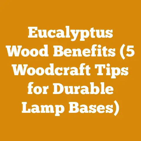 Eucalyptus Wood Benefits (5 Woodcraft Tips for Durable Lamp Bases)