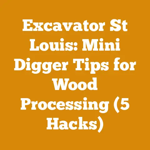Excavator St Louis: Mini Digger Tips for Wood Processing (5 Hacks)