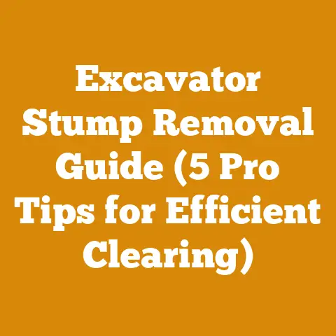 Excavator Stump Removal Guide (5 Pro Tips for Efficient Clearing)