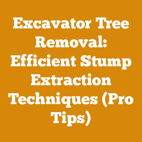 Excavator Tree Removal: Efficient Stump Extraction Techniques (Pro Tips)