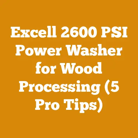 Excell 2600 PSI Power Washer for Wood Processing (5 Pro Tips)