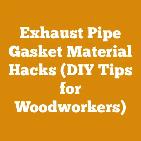 Exhaust Pipe Gasket Material Hacks (DIY Tips for Woodworkers)