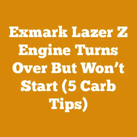 Exmark Lazer Z Engine Turns Over But Won’t Start (5 Carb Tips)