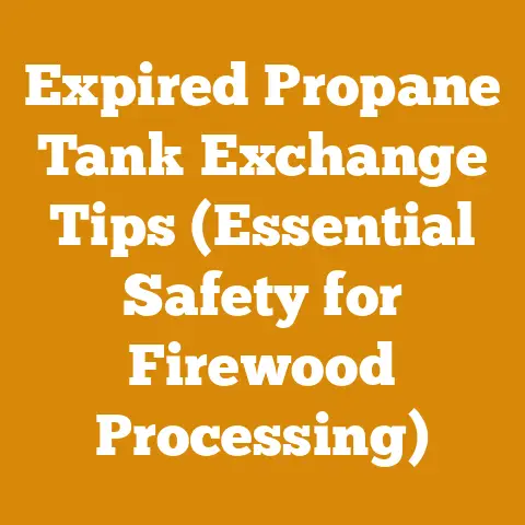 Expired Propane Tank Exchange Tips (Essential Safety for Firewood Processing)