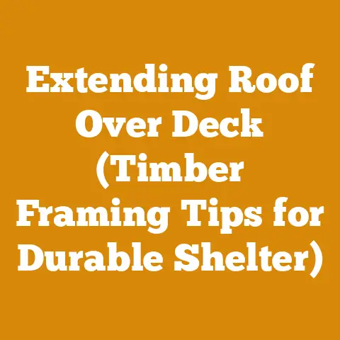 Extending Roof Over Deck (Timber Framing Tips for Durable Shelter)