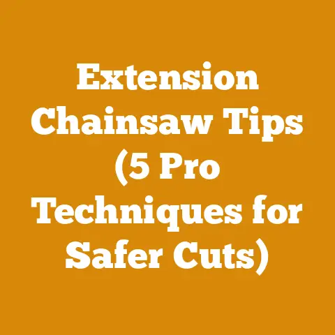 Extension Chainsaw Tips (5 Pro Techniques for Safer Cuts)