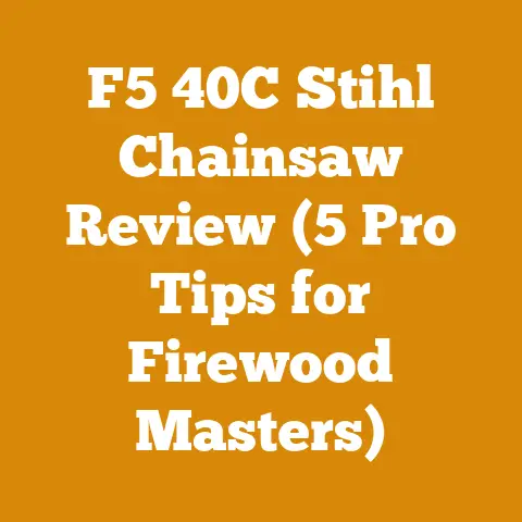 F5 40C Stihl Chainsaw Review (5 Pro Tips for Firewood Masters)