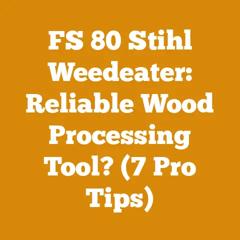 FS 80 Stihl Weedeater: Reliable Wood Processing Tool? (7 Pro Tips)