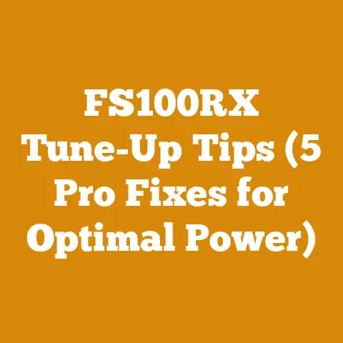 FS100RX Tune-Up Tips (5 Pro Fixes for Optimal Power)