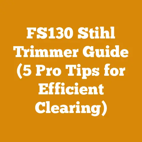 FS130 Stihl Trimmer Guide (5 Pro Tips for Efficient Clearing)