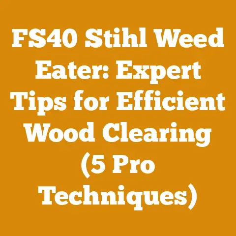 FS40 Stihl Weed Eater: Expert Tips for Efficient Wood Clearing (5 Pro Techniques)