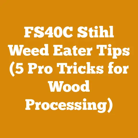 FS40C Stihl Weed Eater Tips (5 Pro Tricks for Wood Processing)