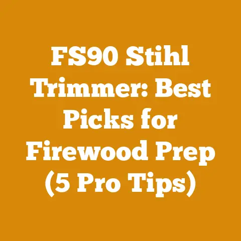 FS90 Stihl Trimmer: Best Picks for Firewood Prep (5 Pro Tips)