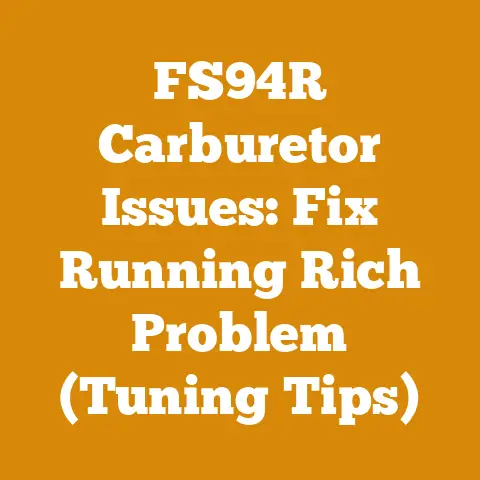FS94R Carburetor Issues: Fix Running Rich Problem (Tuning Tips)