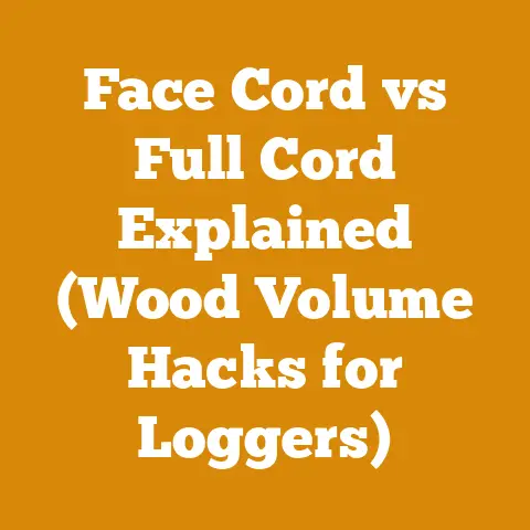 Face Cord vs Full Cord Explained (Wood Volume Hacks for Loggers)
