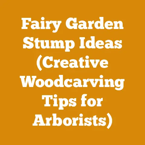 Fairy Garden Stump Ideas (Creative Woodcarving Tips for Arborists)